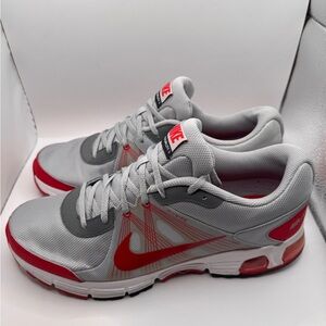 Nike Men's Air Max Lite 3 Red and Gray Athletic Shoes 488222-003